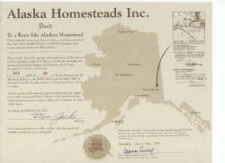 Alaskan Land Deeds - Promotional